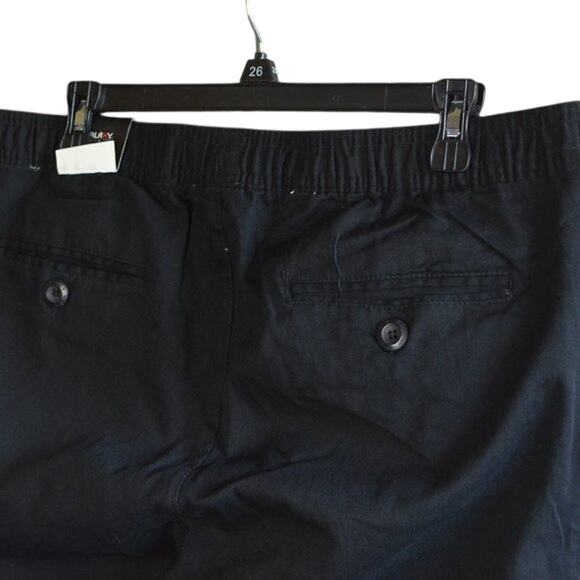 Galaxy By Harvic Men's Basic Stretch Twill Joggers In Black, Size Large - Picture 6 of 6